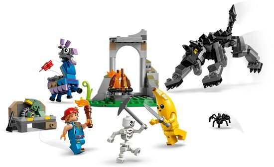 77075 LEGO Fortnite Peely en Sparkplugs Kamp