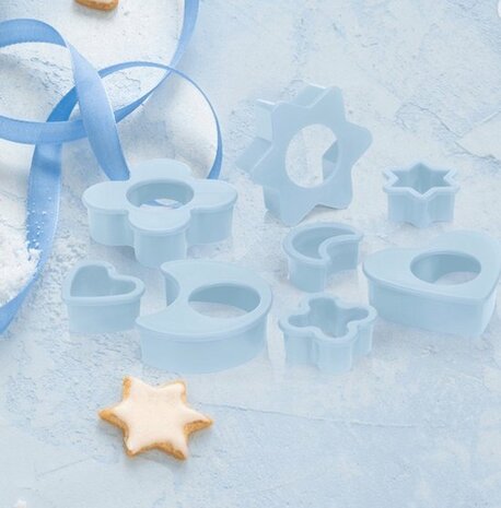 47578 Tupperware Koekjesvormpjes 8 stuks