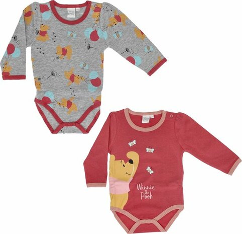 40418 Disney Winnie the Pooh Romper 2-Pack Maat 62-68