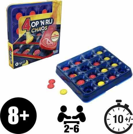 350671 Hasbro Vier op 'n Rij Chaos