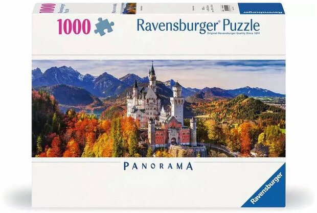 004455 Ravensburger Puzzel Panorama Castello Bavaria 1000 stukjes