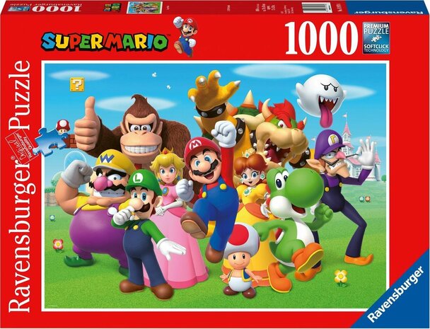 004554 Ravensburger Puzzel Super Mario 1000 stukjes