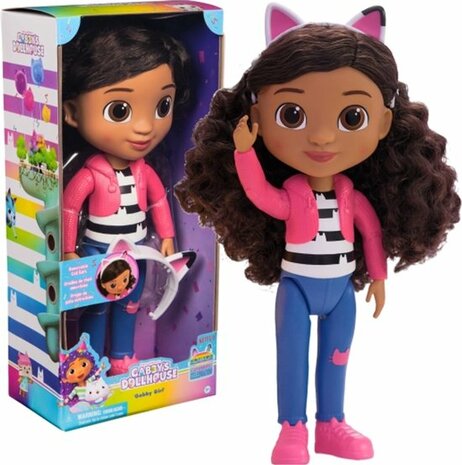 58705 Gabby's Dollhouse Gabby Girl Pop 32cm met Kattenoortjes