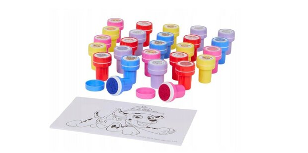 45640 Paw Patrol Stempelset voor Kinderen 26 stuks.