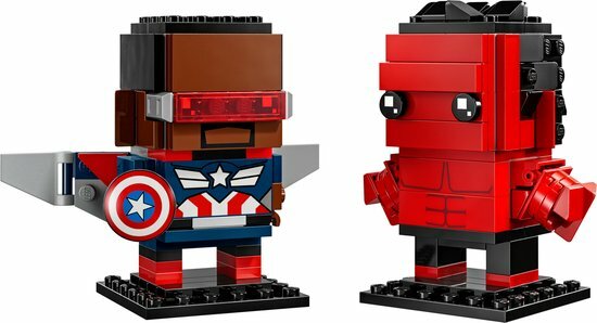 40668 LEGO Brickheadz Marvel Captain America en Rode Hulk