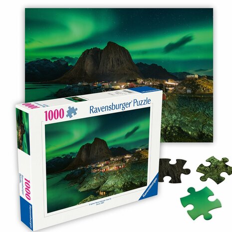886081 Ravensburger Puzzel Aurora Borealis Noorwegen 1000 stukjes