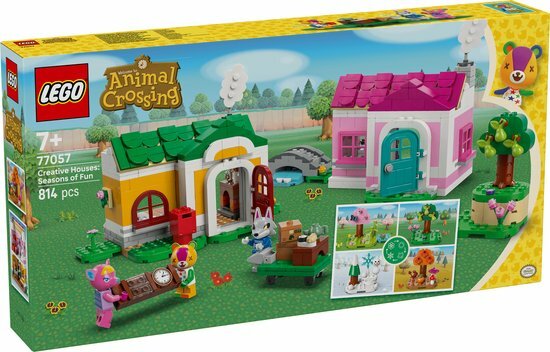 77057 LEGO Animal Crossing&trade; Creatieve Huizen: Seizoenenlang Plezier