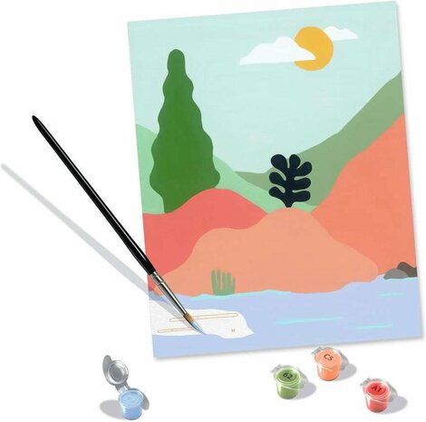 236428 Ravensburger At the Lake Schilderen op nummer voor volwassenen