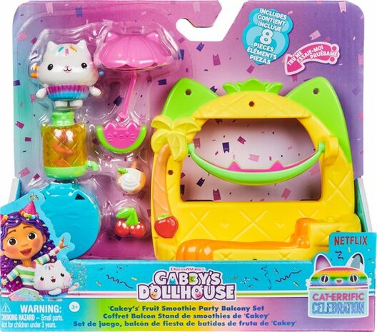 39452 Gabby's Poppenhuis  Cakey's Balkon  8-delig