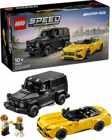 76924 LEGO Speed Champions Mercedes-AMG G 63 en Mercedes-AMG SL 63