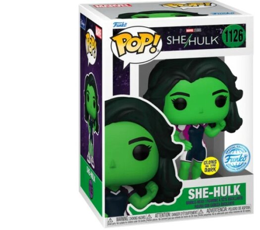 1126 Funko Pop! Marvel: She-Hulk: Attorney at Law (2022) She-Hulk Glow in the Dark