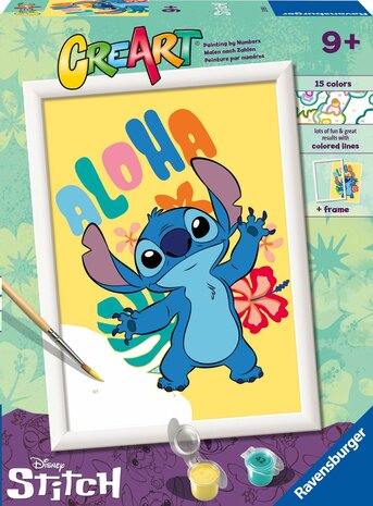 237692 Ravensburger CreArt Disney Aloha Stitch Schilderen op nummer