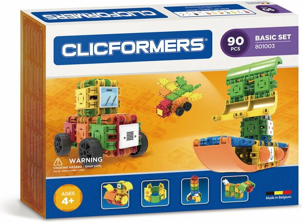 532703 Clicformers Basisset 90 Onderdelen