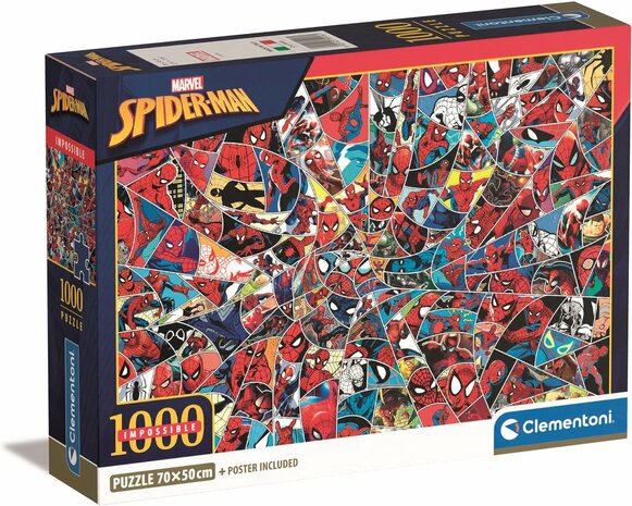 399161 Clementoni Puzzel Marvel Spiderman 1000 stukjes 