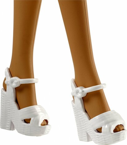 60029 Barbie Pop Modepop met Blond Haar  met Extra Schoenen, Tassen en Accessoires