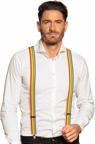 97314 Bretels Regenboog Verstelbaar