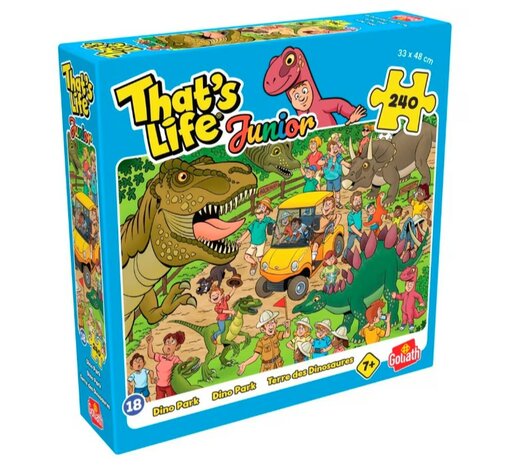 79060 Goliath Puzzel That's Life Junior18 Dinopark