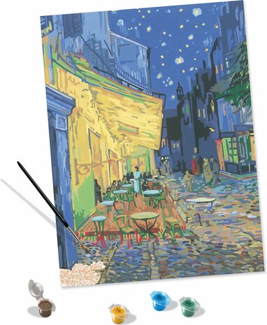 235193 Ravensburger Creart Caf&eacute; Terrace (Van Gogh) Schilderen op nummer voor volwassenen