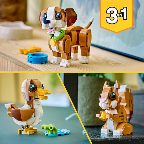 31382 LEGO Creator 3in1 Schattige dieren: Speelse Puppy