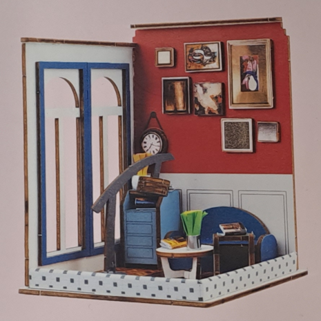 41832 Salon Miniature Miniatuur Huiskamer
