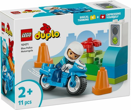 10471 LEGO DUPLO Town  Blauwe Politiemotor