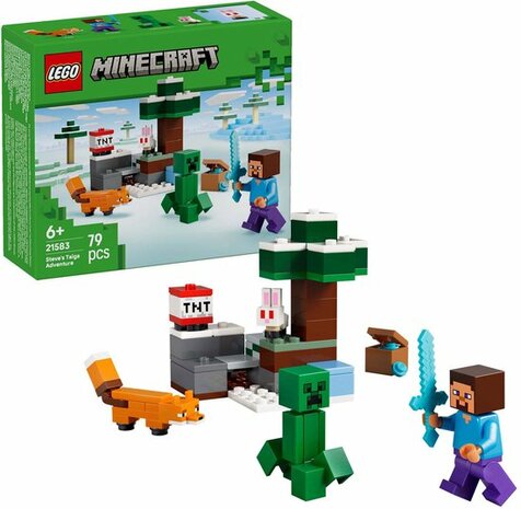 21583 LEGO Minecraft Steve's Taiga-Avontuur