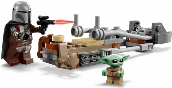75436 LEGO Star Wars De Mandalorian en Grogu's Speederbike