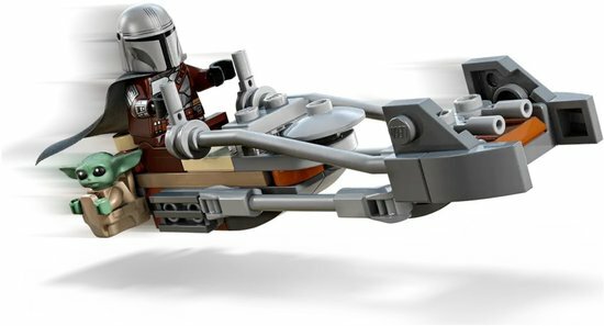 75436 LEGO Star Wars De Mandalorian en Grogu's Speederbike