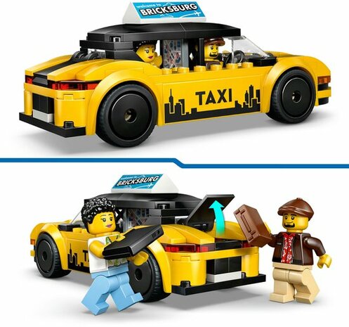60487 LEGO City Gele Taxi
