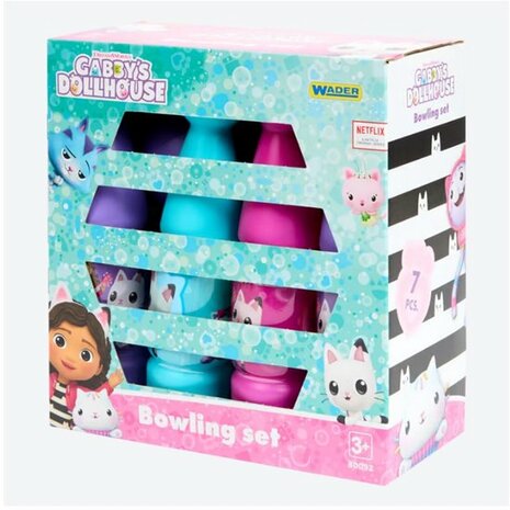 00922 Gabby's Dollhouse Bowlingset 7 delig