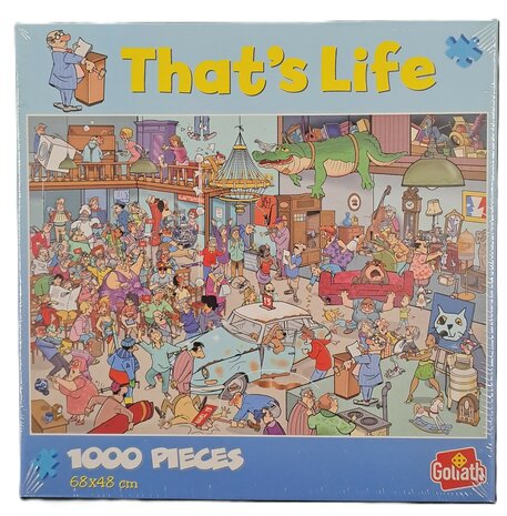 31631 Goliath Puzzel That's Life Veilingen 1000 stukjes