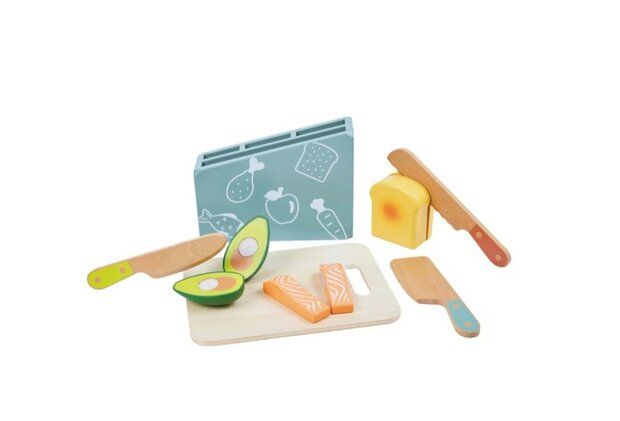 61162 Playing Kids Houten Snijset 11-delig
