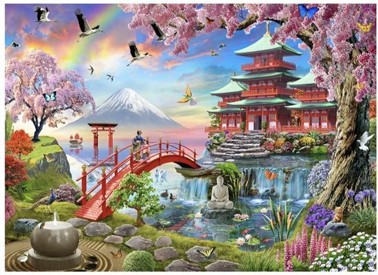 10038 Jumbo Puzzel Zen Garden 3000 stukjes