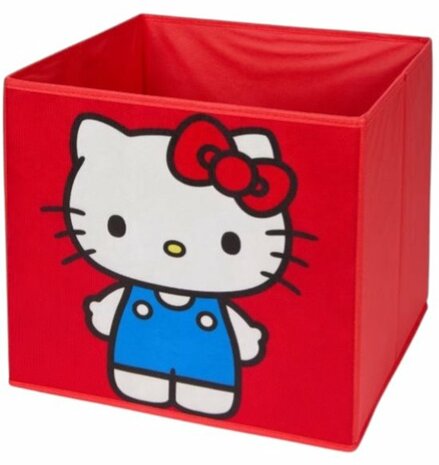 63641 Hello Kitty Opvouwbare Opbergmand  30x30x30 cm