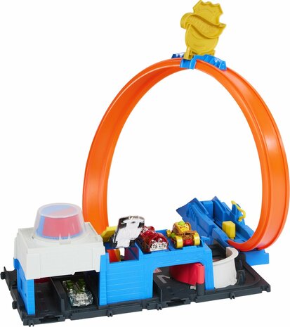 264155 Hot Wheels City Superpolitiebureau Loopingbaan