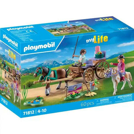 71812 PLAYMOBIL My Life paardenkoets