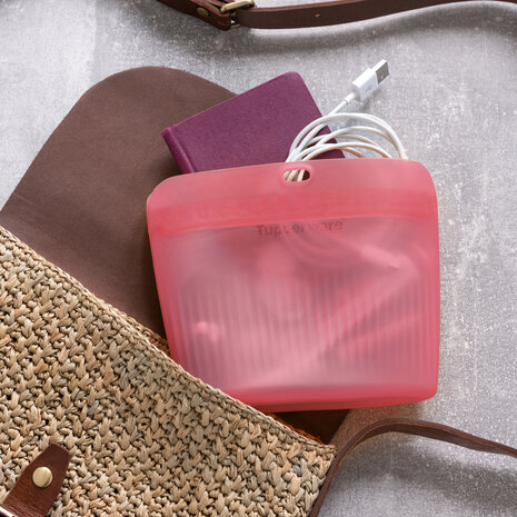 58843 Tupperware Ultimate Silicone Bag XL Roze