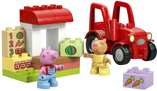 10468 LEGO DUPLO Peppa Big Tractor en Marktkraam