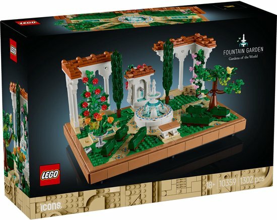 10359 LEGO Icons Tuin met fontein