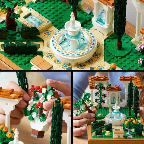 10359 LEGO Icons Tuin met fontein