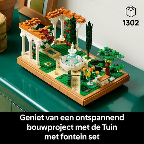 10359 LEGO Icons Tuin met fontein