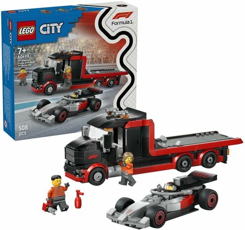 60493 LEGO City F1 Displaytruck met Audi F1 Racewagen