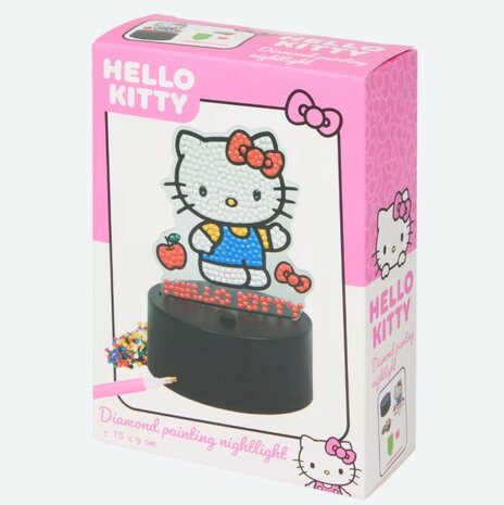 86492 Hello Kitty Diamond Painting Nachtlampje  