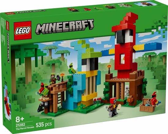 21282 LEGO Minecraft De Papegaaienhuizen
