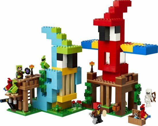 21282 LEGO Minecraft De Papegaaienhuizen