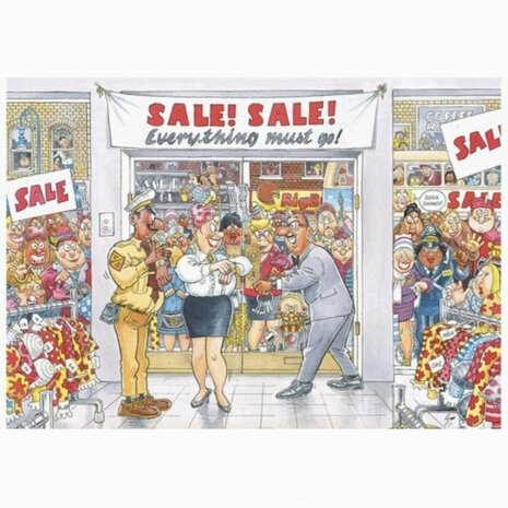 610076 Jumbo Puzzel Wasgij Mystery 7 Uitverkoop 500 stukjes