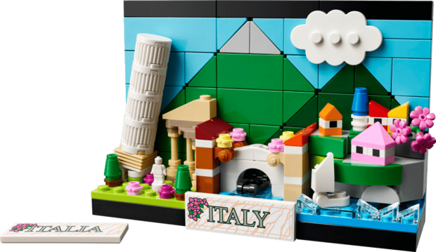40818 LEGO Ansichtkaart van Itali&euml;