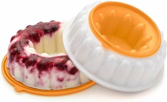07162 Tupperware Vliegende Schotel Geel (Puddingvorm)