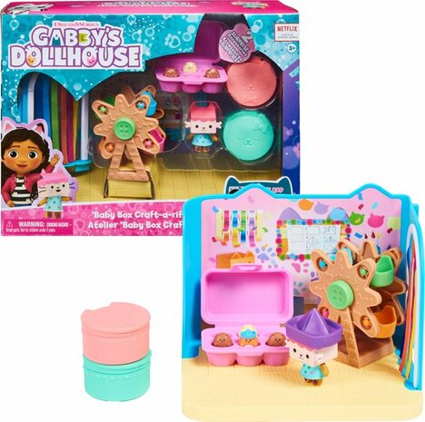 380963 Gabby's Dollhouse Baby Kitty'S Knutselkamer