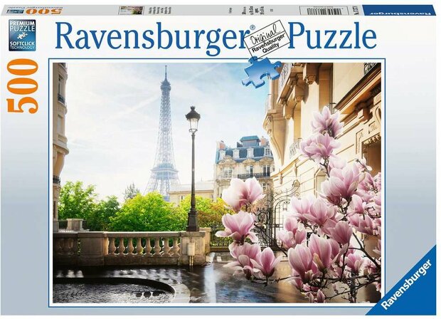 003663 Ravensburger Puzzel Lente in Parijs 500 stukjes